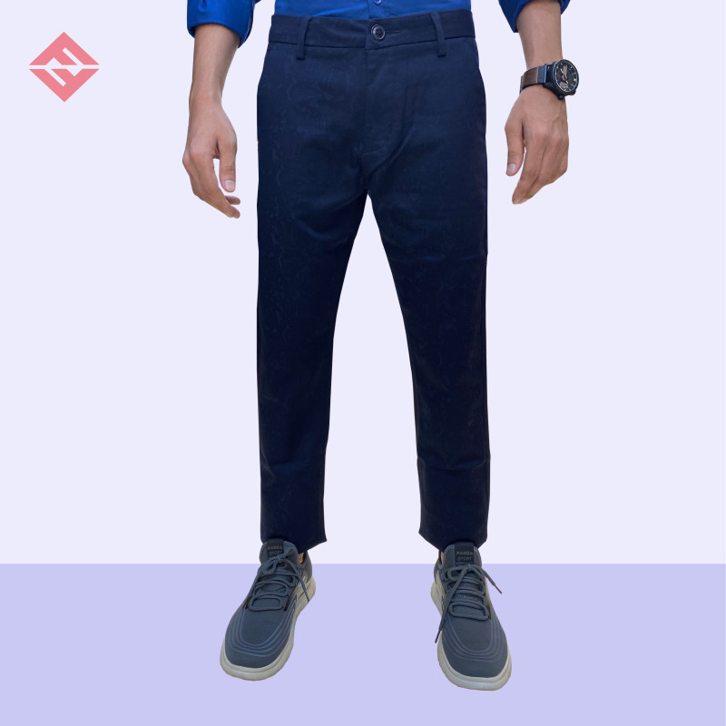 Men's Slim-Fit Chino Premium Gabardine Pants 291 Navy