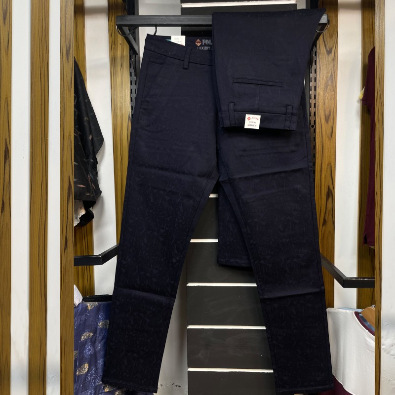 Luxury Gabardine Pants 271 Navy