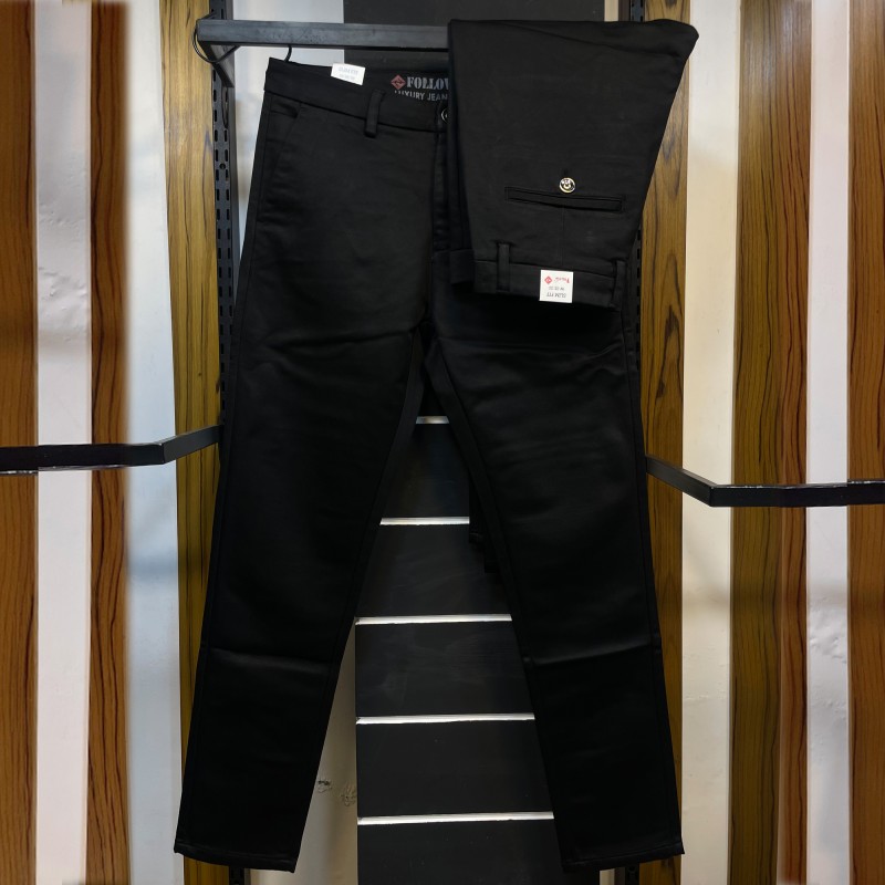 Luxury Gabardine Pants 320 Z Black