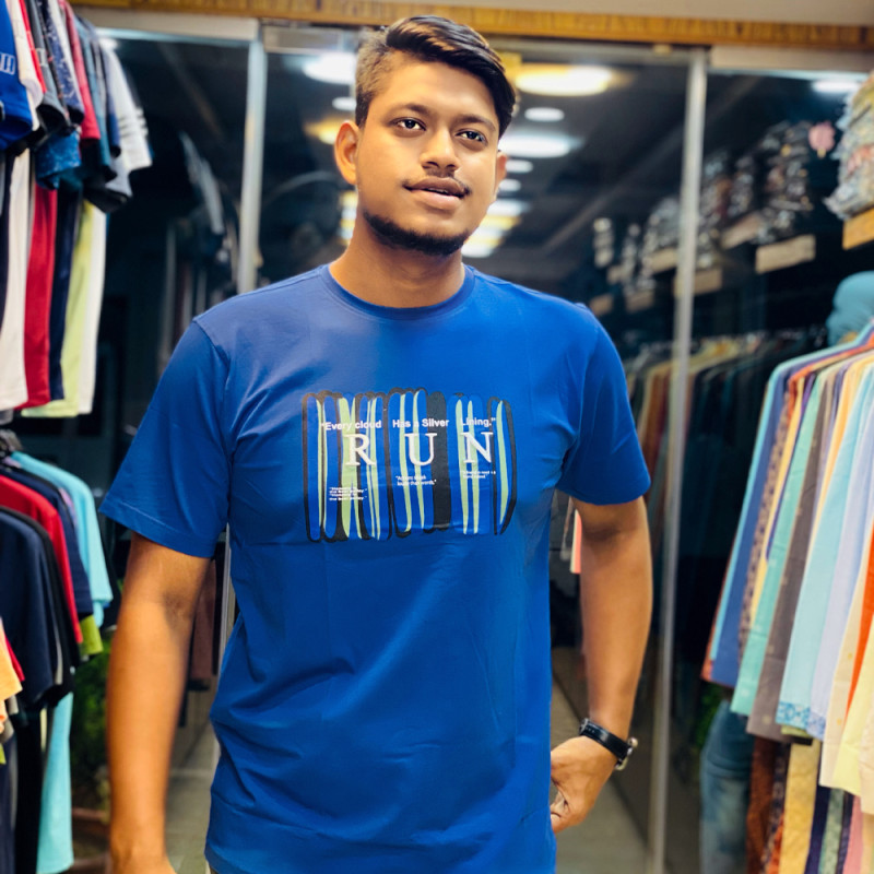 Fashionable T-Shirt (Color: T72 Blue)