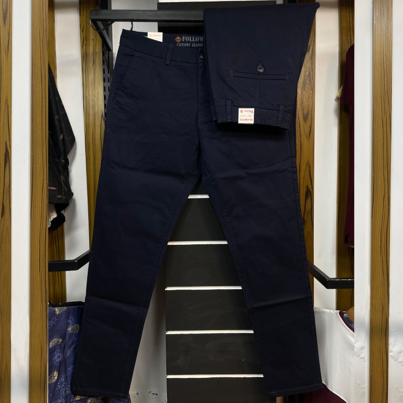 Premium Gabardine Pants 319 Navy